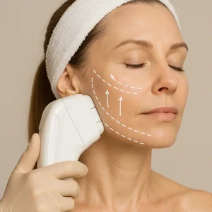 Woman having HI-FU to reduce wrinkles call LA LIPO Weymouth Now!