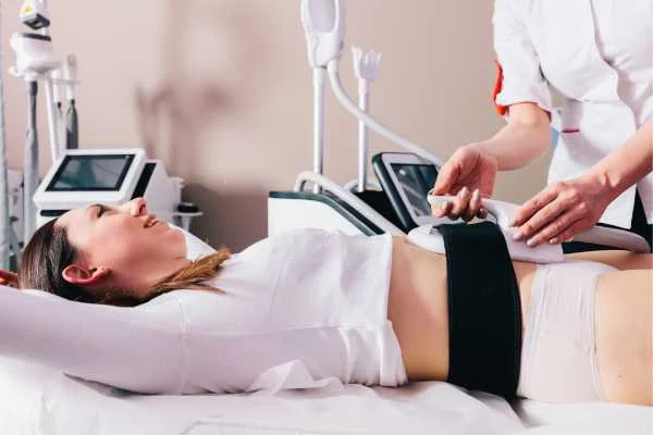 woman having body sculpting to help improve her body image and her mental health Weymouth