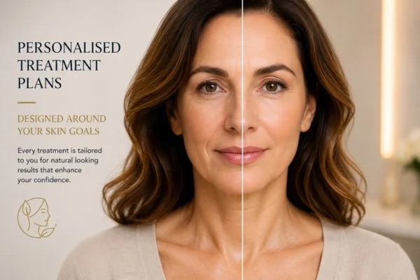 Before and after results of Collagen Lift Therapy Weymouth